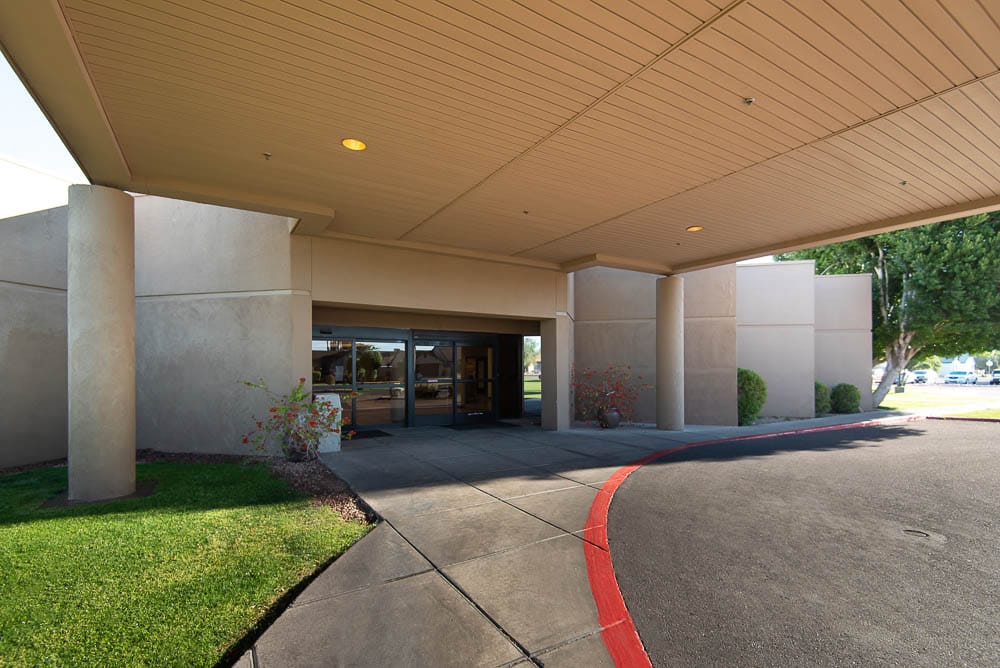 Entrance of the Life Care Center of North Glendale