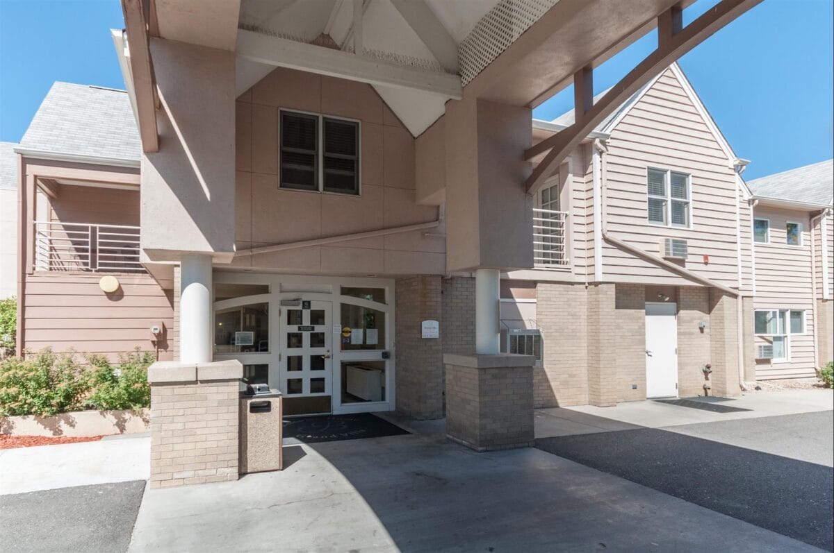 Entrance of Grand Villa assisted living facility