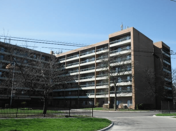 Exterior view of Cherry Hill Place Apartments