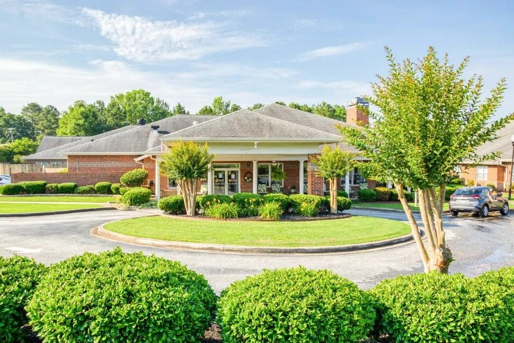 Front exterior view of the Emerald Gardens Assisted Living facility