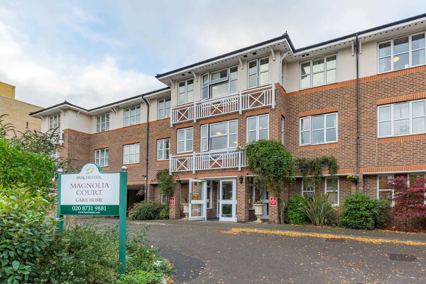 Exterior view of Magnolia Court Care Home