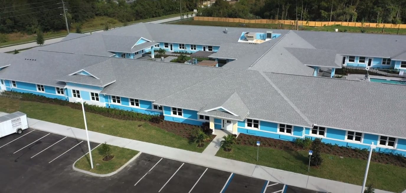 Aerial view of Hampton Manor of Merritt Island building