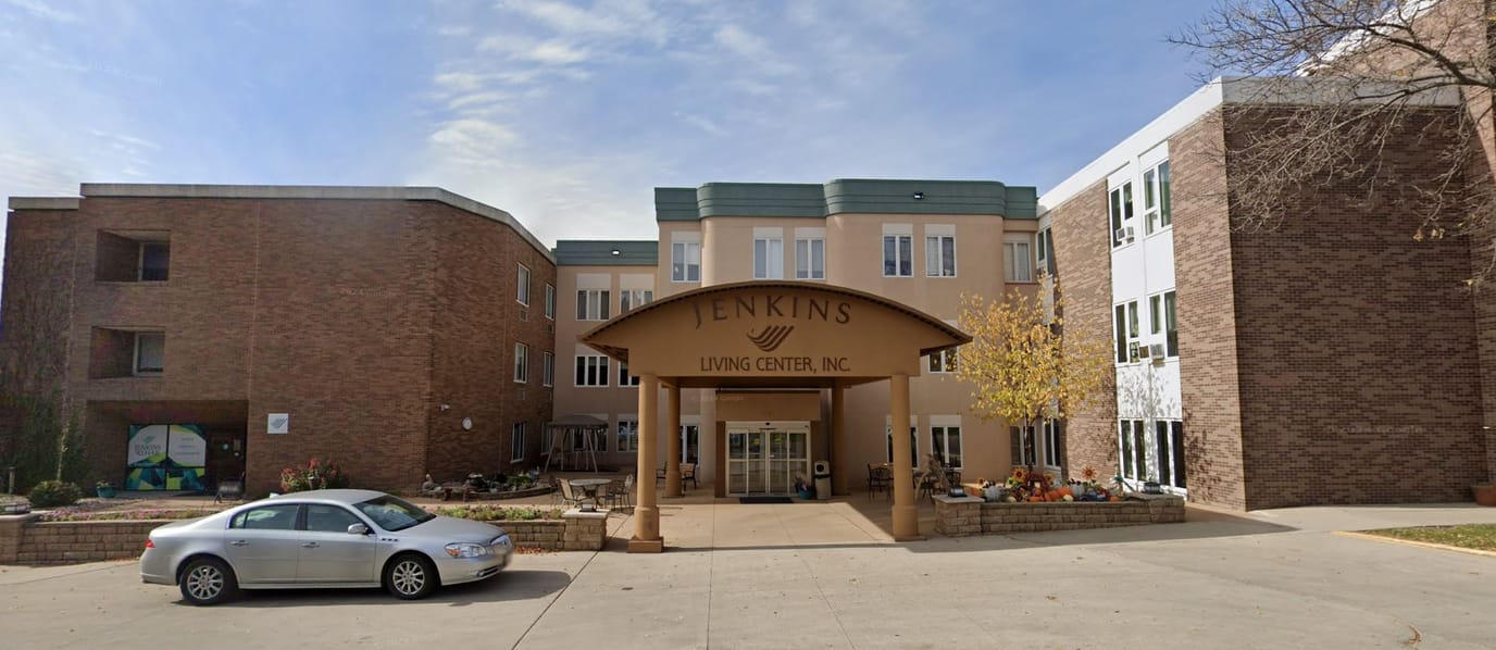 Front entrance of Jenkins Living Center