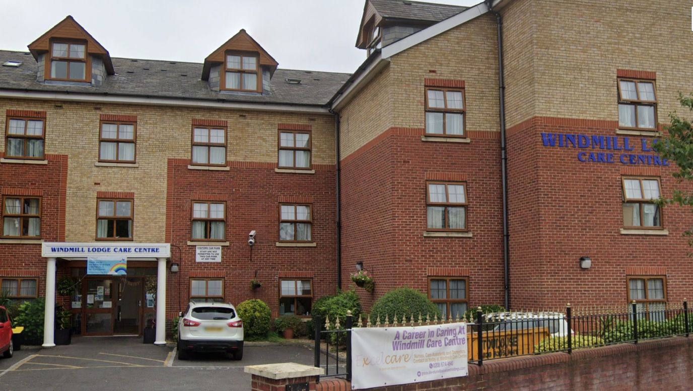 Exterior view of Windmill Lodge Care Centre