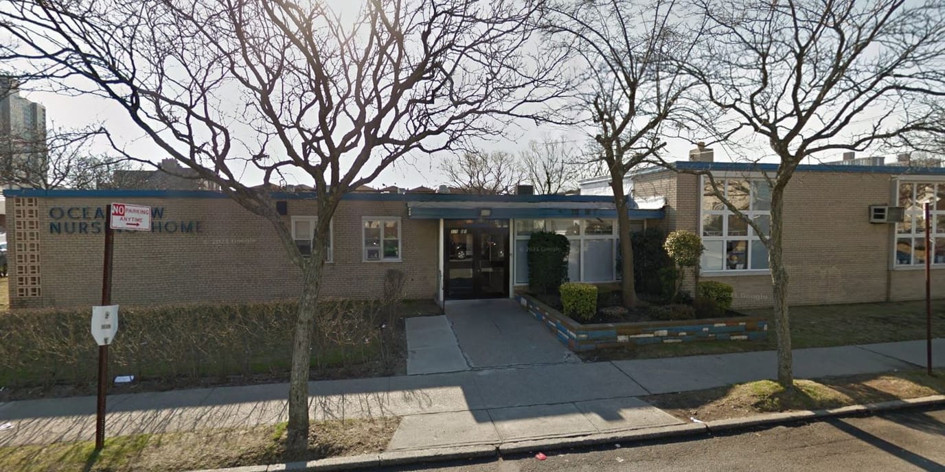 Exterior view of Oceanview Nursing Home building
