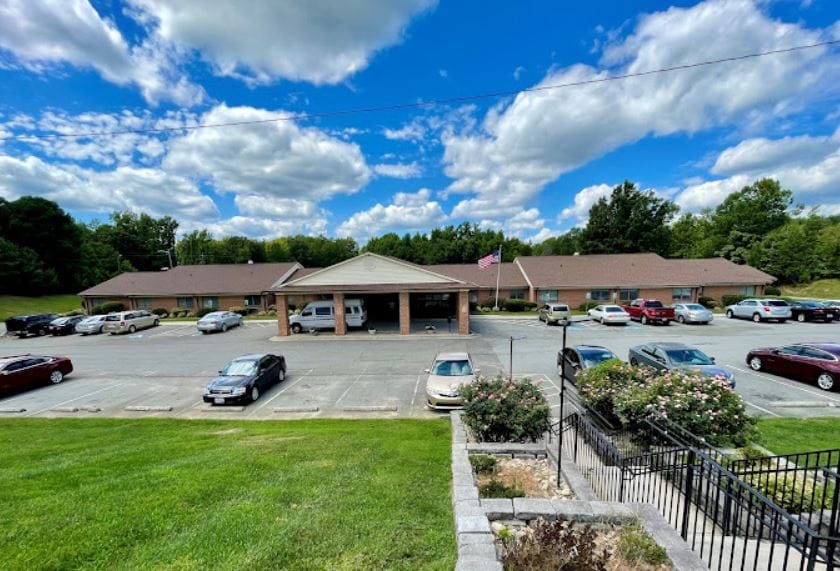 Exterior view of Roxboro Healthcare & Rehabilitation Center