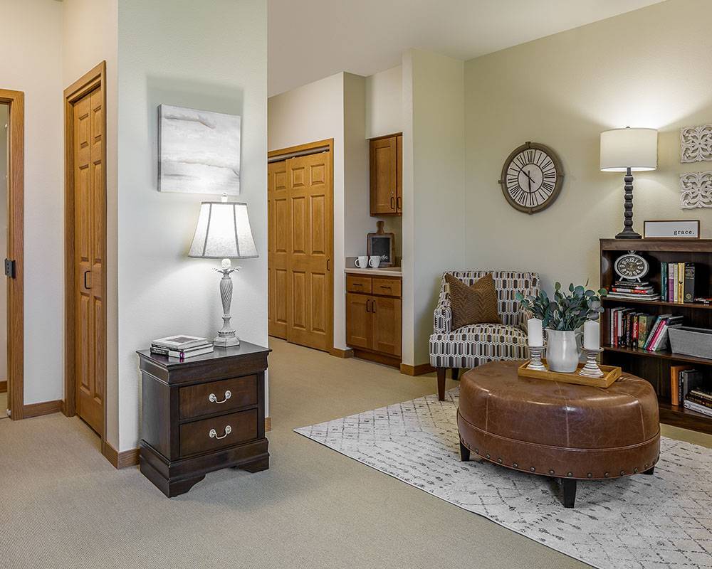 Cozy interior living space with furnishings