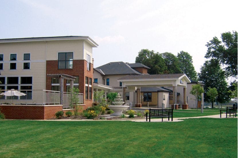 Exterior view of Sunnyview Rehabilitation and Nursing Center