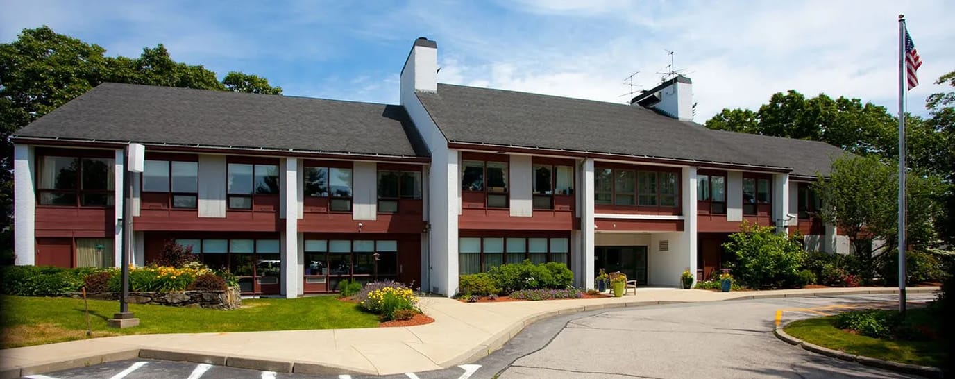 Exterior view of Bethany Home with landscaped garden