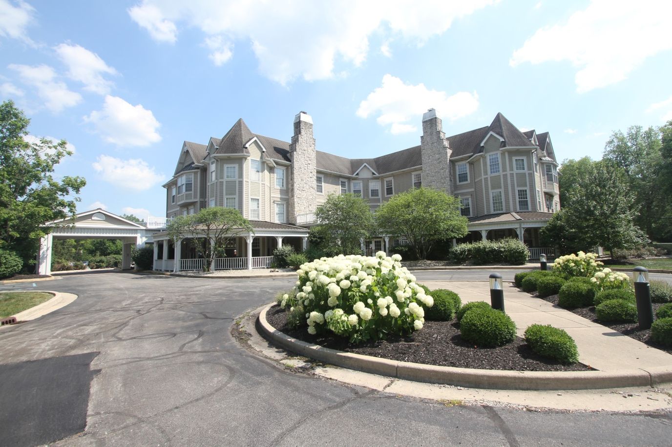 Exterior view of Bloom at Kessler with garden