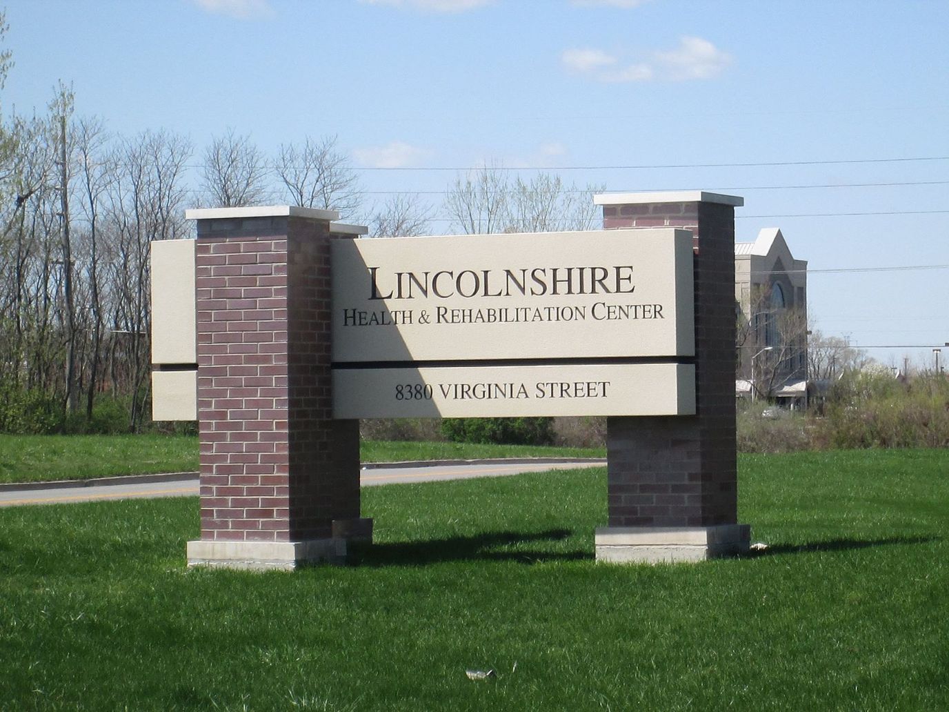 Exterior sign of Lincolnshire Health Care Center