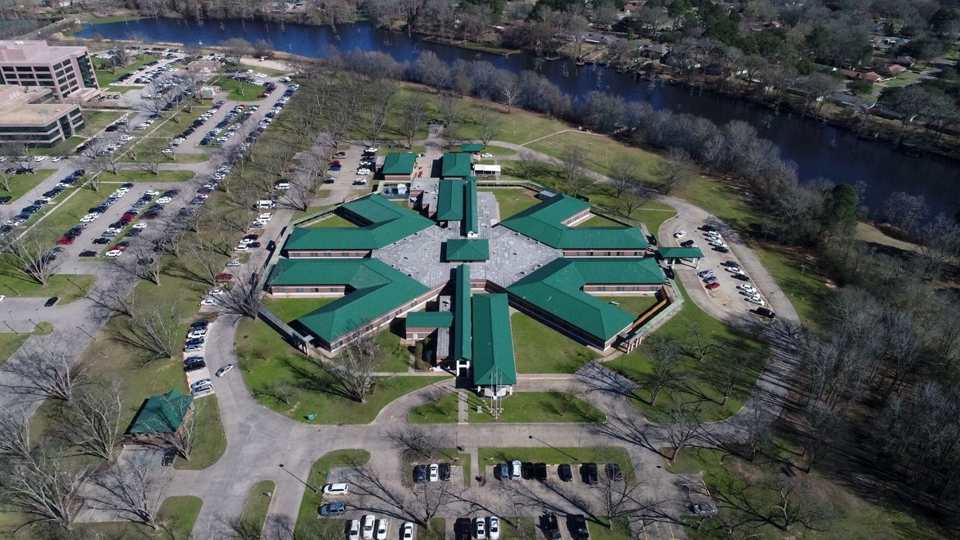 Aerial view of the Northeast Louisiana Veterans Home facility