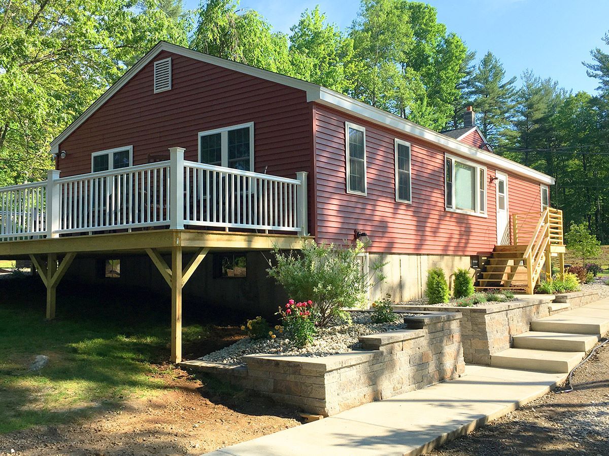 Exterior view of the Pine Hill Retirement Home