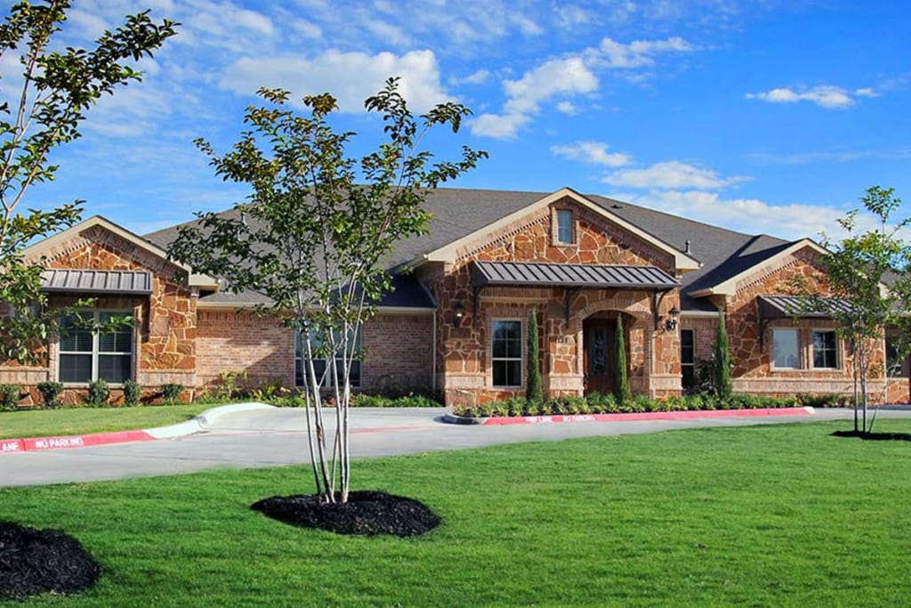 Exterior view of the Avalon Memory Care facility