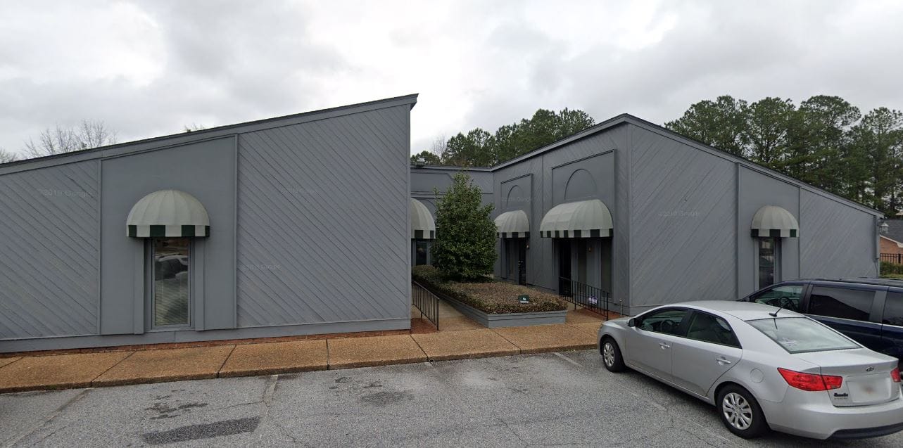Exterior view of a nursing home facility