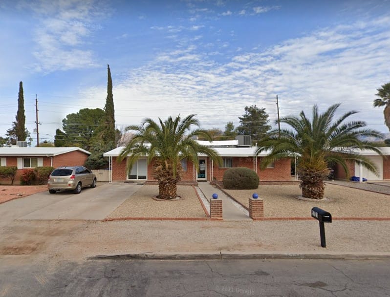 Exterior view of a residential assisted living facility