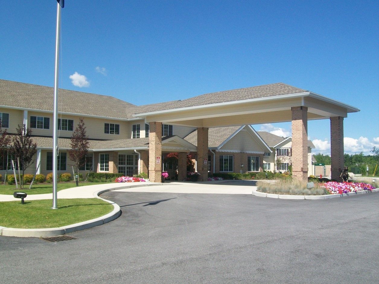 Exterior view of Orono Commons facility entrance