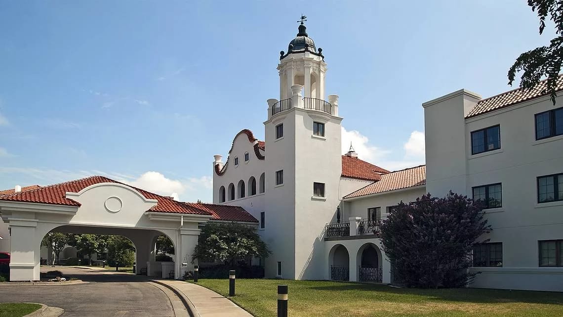 Exterior view of the Kansas Masonic Home facility