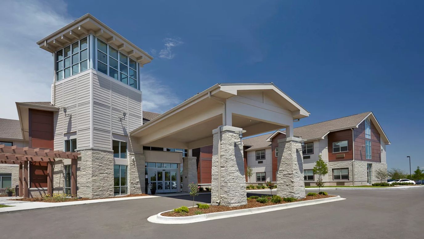 Exterior view of ProMedica Assisted Living Lafayette building