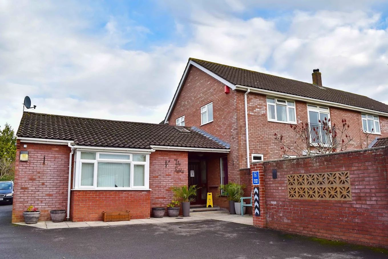 Front exterior view of The Gables Residential Care Home