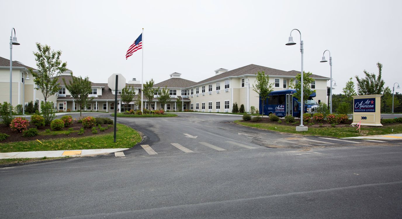 Exterior view of All American Assisted Living at Wareham