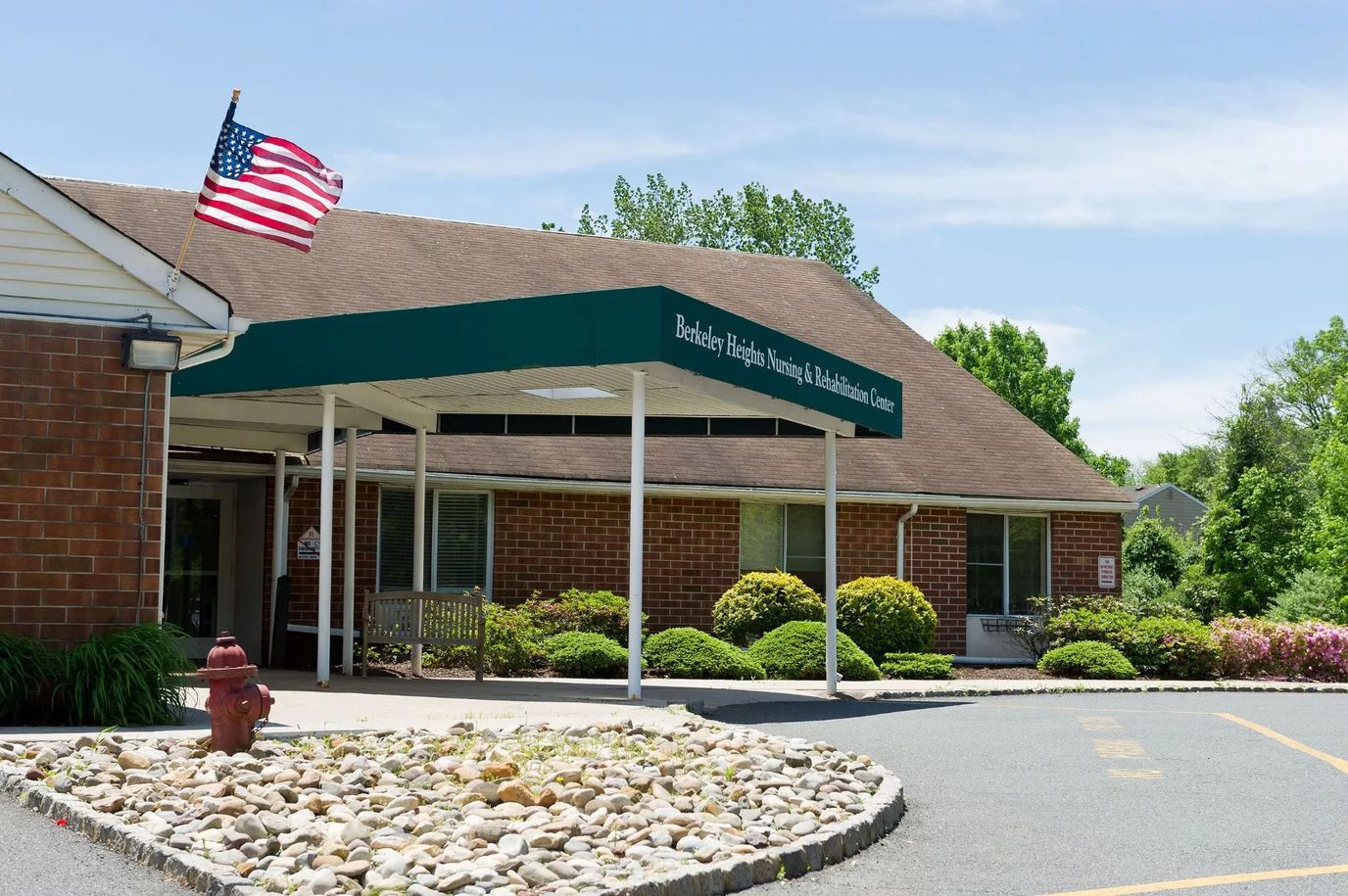Entrance of Berkeley Heights Nursing & Rehabilitation Center