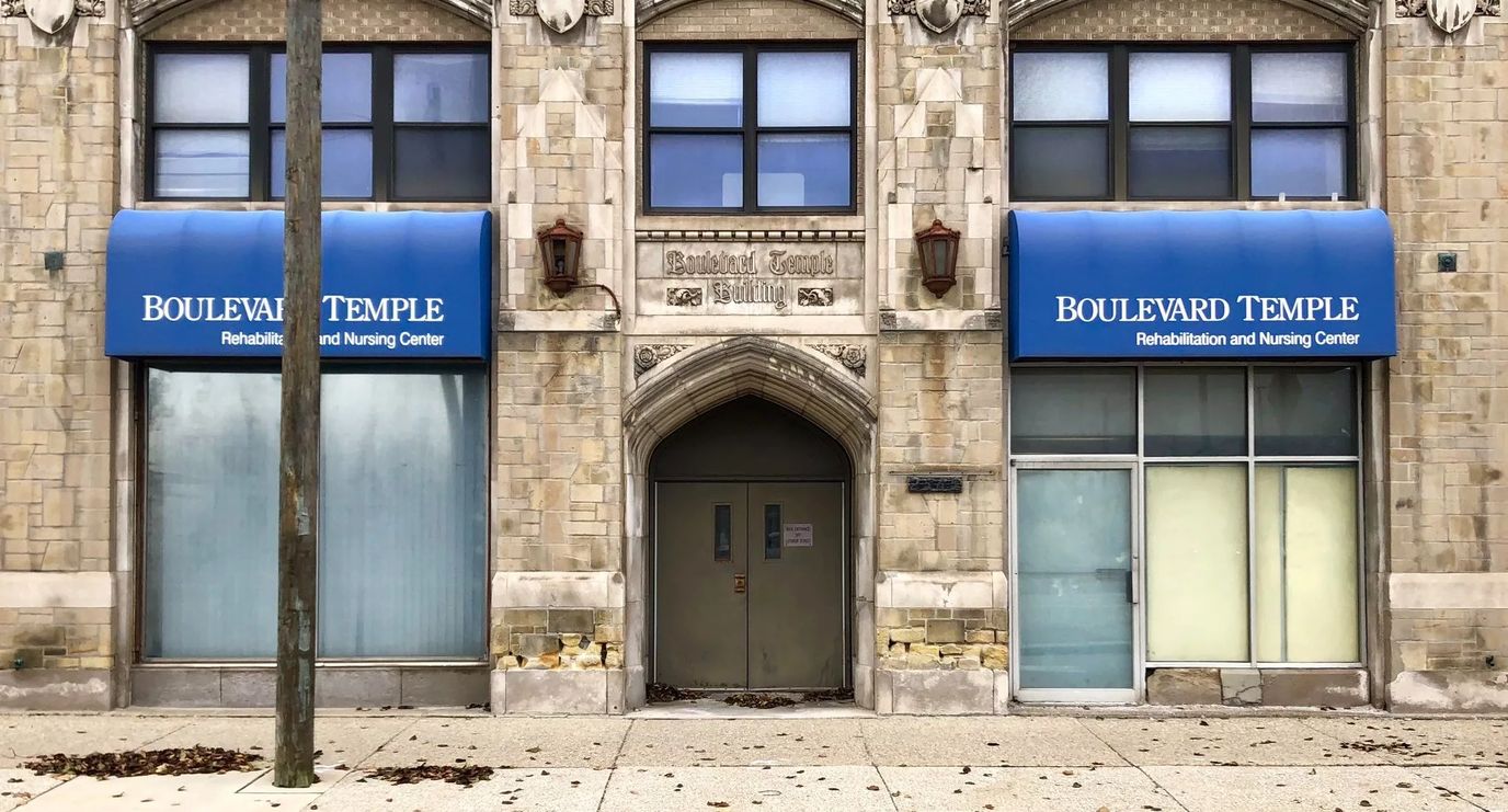 Front entrance of Boulevard Temple Care Center