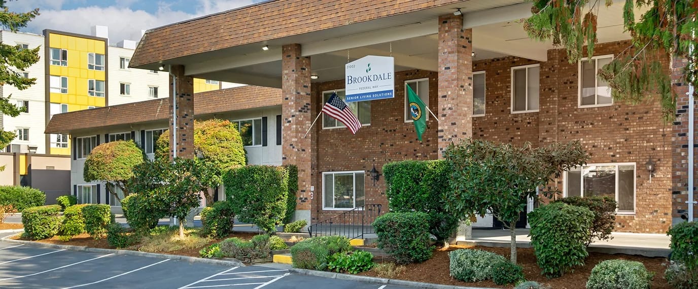 Exterior view of Brookdale Federal Way facility