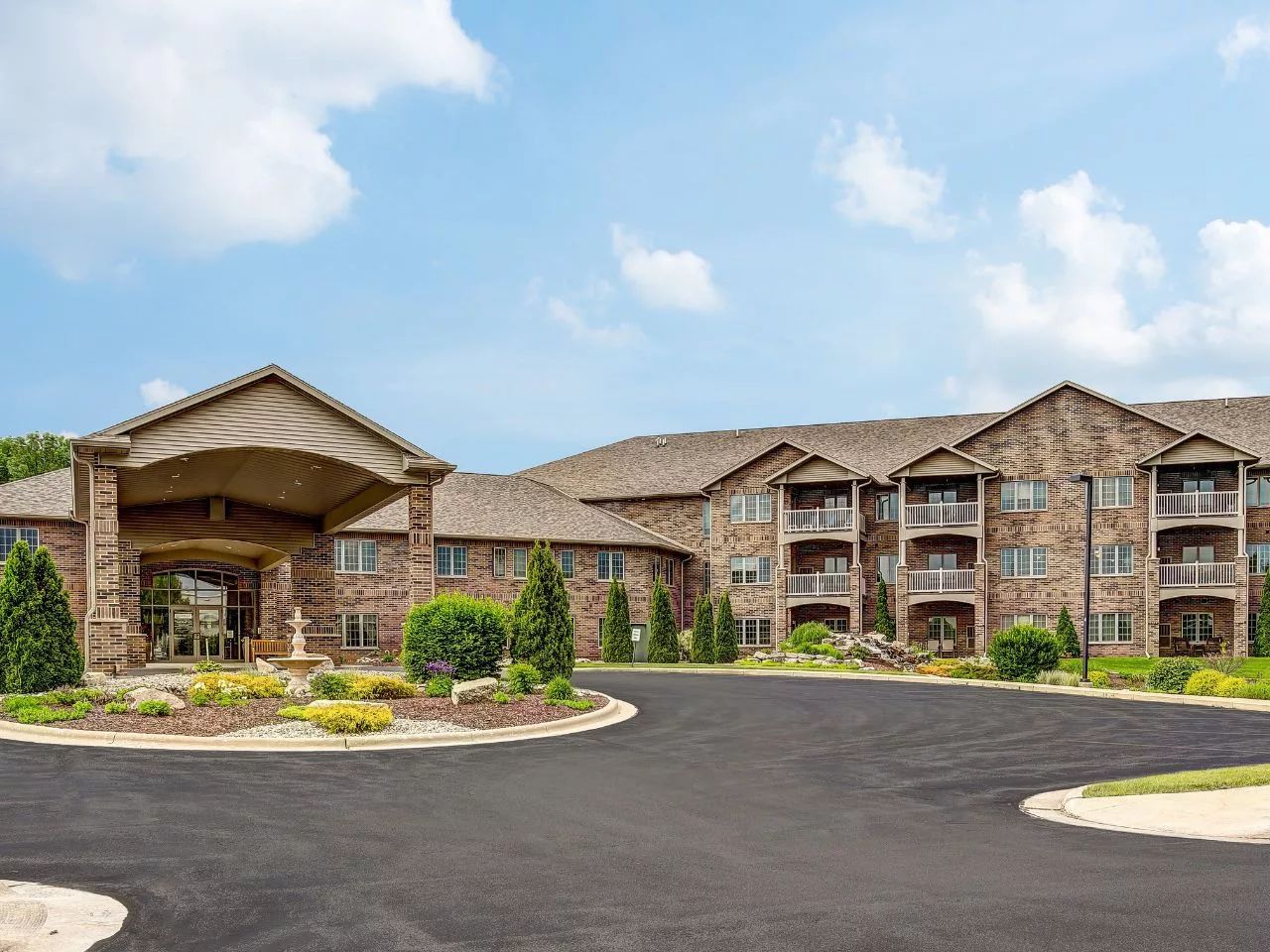 Exterior view of Brookview Meadows facility