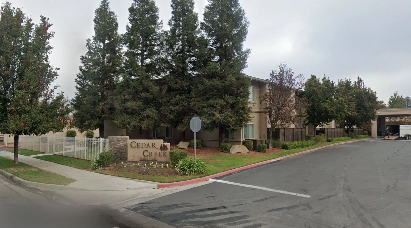 Exterior view of Cedar Creek Retirement facility