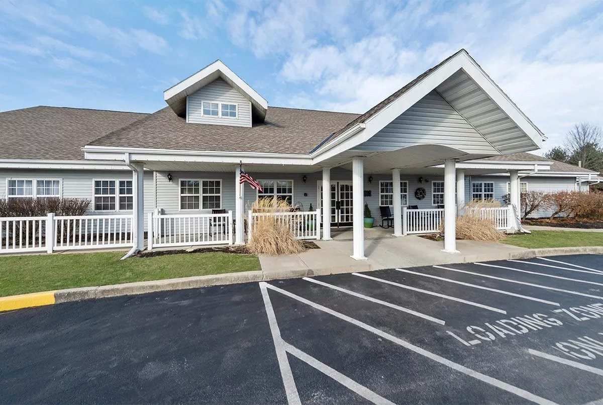 Front entrance of Cedar Creek of Bloomington