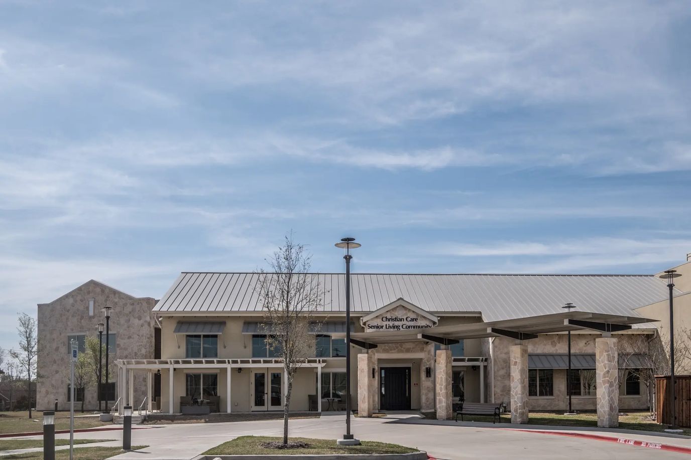 Exterior view of the Christian Care Senior Living Community