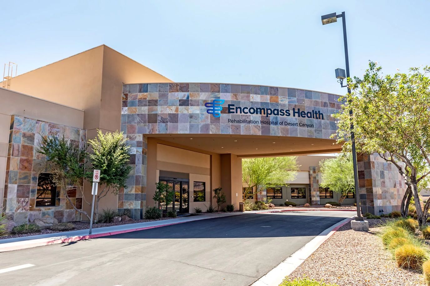 Exterior view of Encompass Health Rehabilitation Hospital