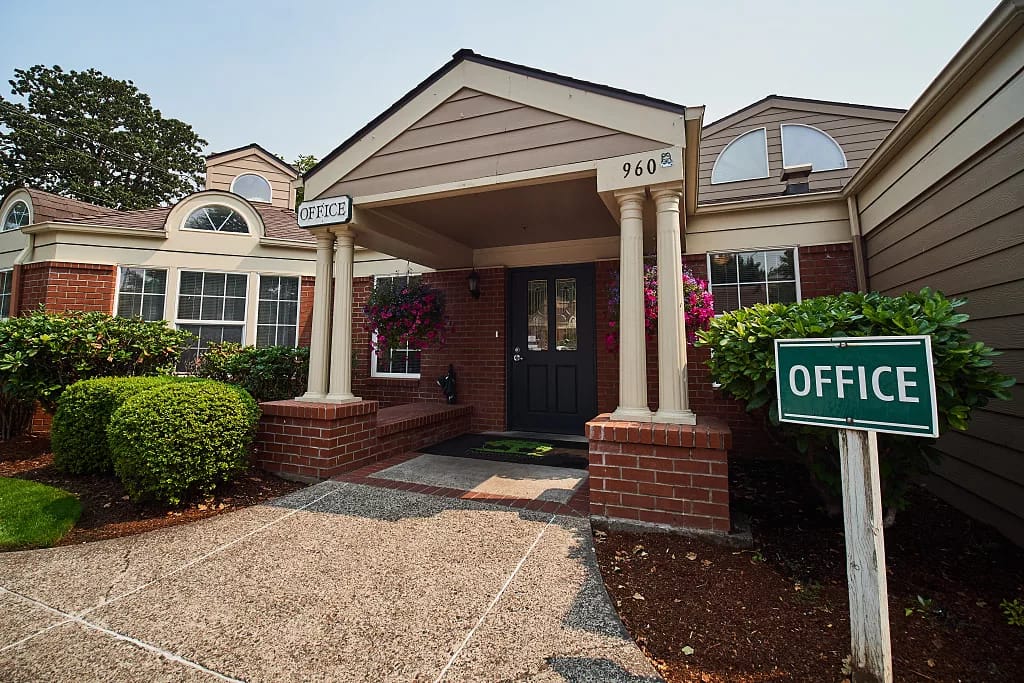 Entrance of the Faye Wright Senior Living office