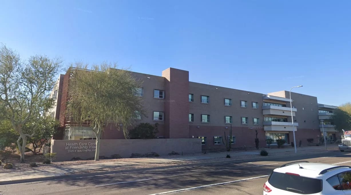 Exterior view of the Health Care Center at Friendship Village