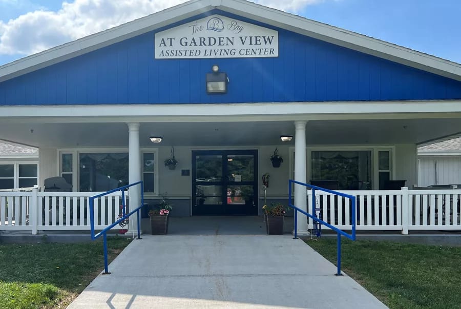 Exterior view of the Garden View Assisted Living Center