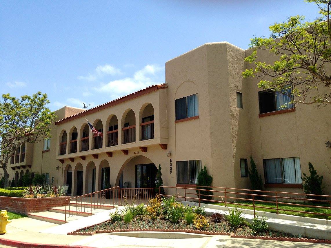 Exterior view of Golden Living Point Loma building