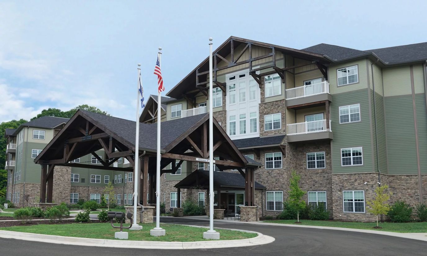 Exterior view of Harmony at Morgantown facility