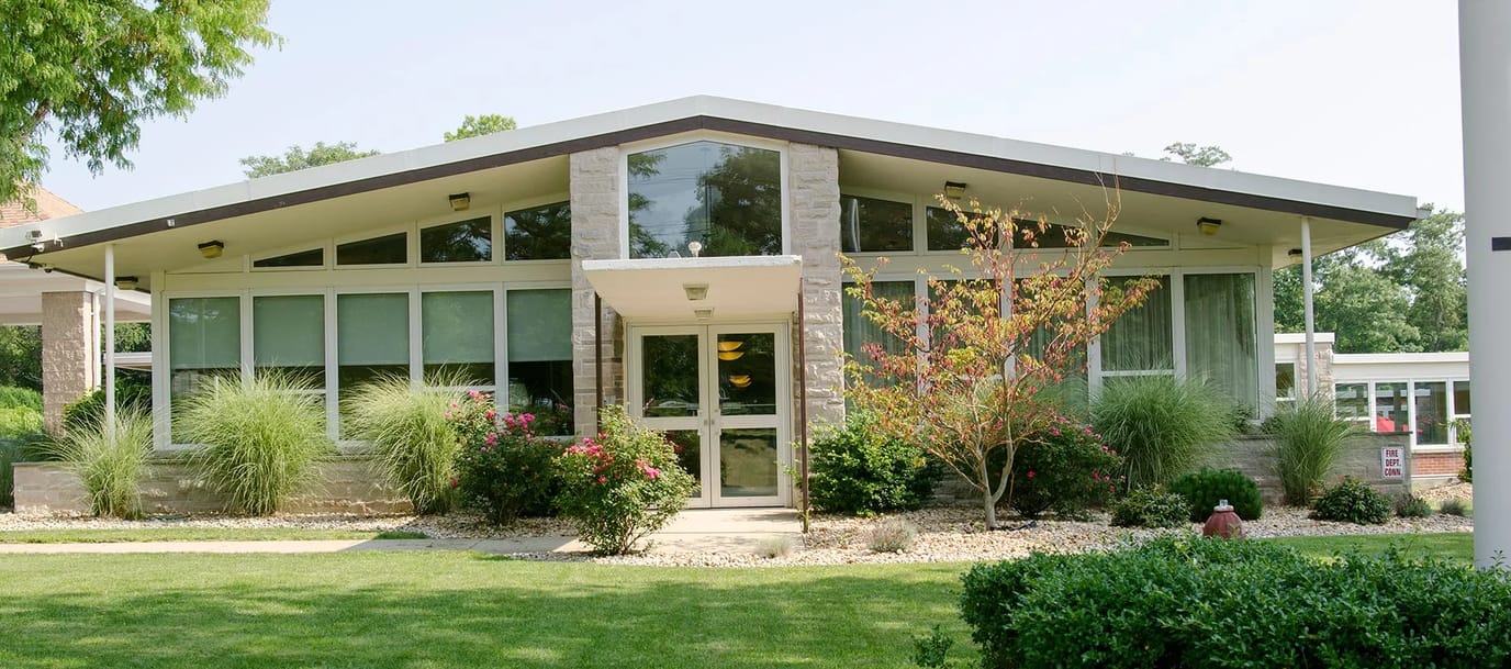 Exterior view of the Hattie Ide Chaffee Home building
