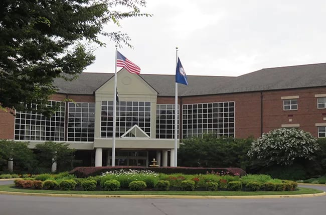 Exterior view of the Virginia Veterans Care Center