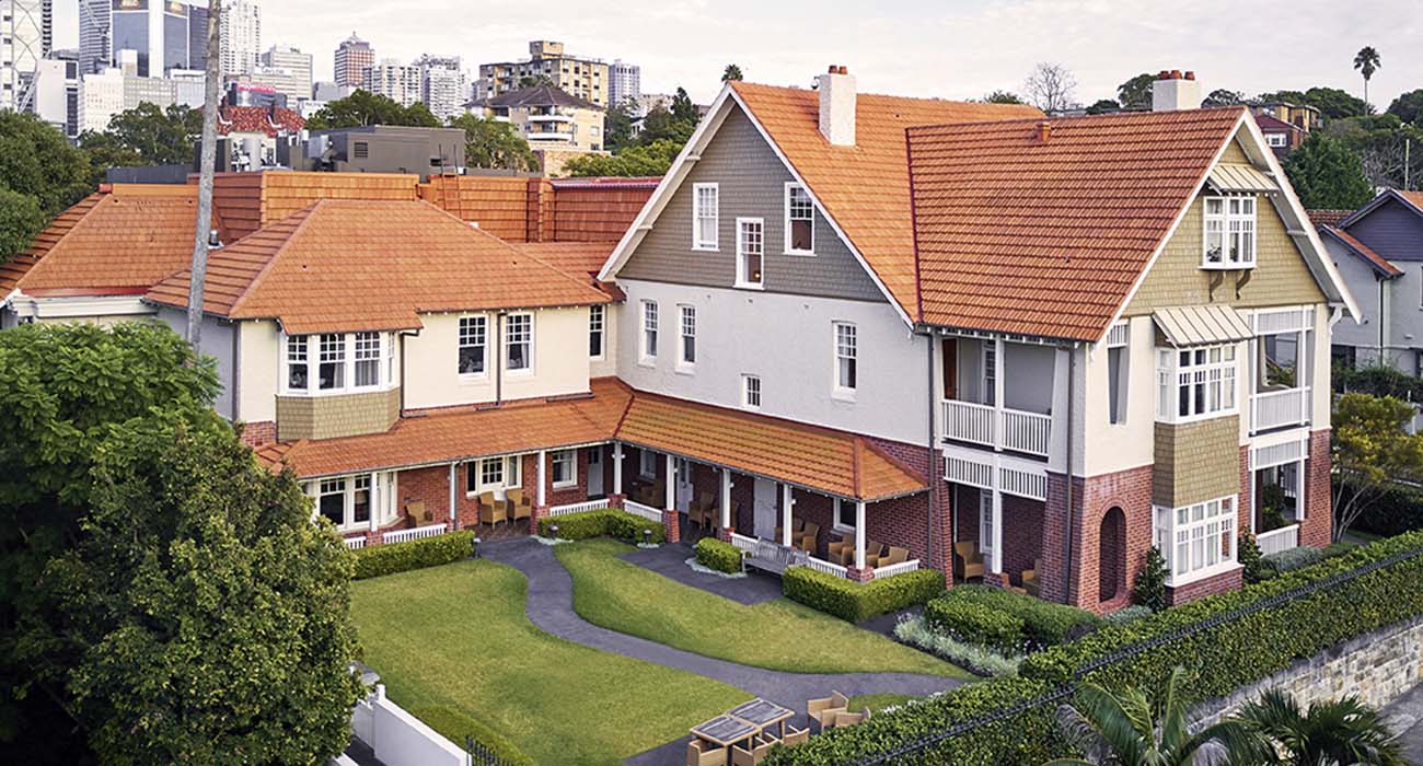 Exterior view of Lansdowne Gardens with outdoor space