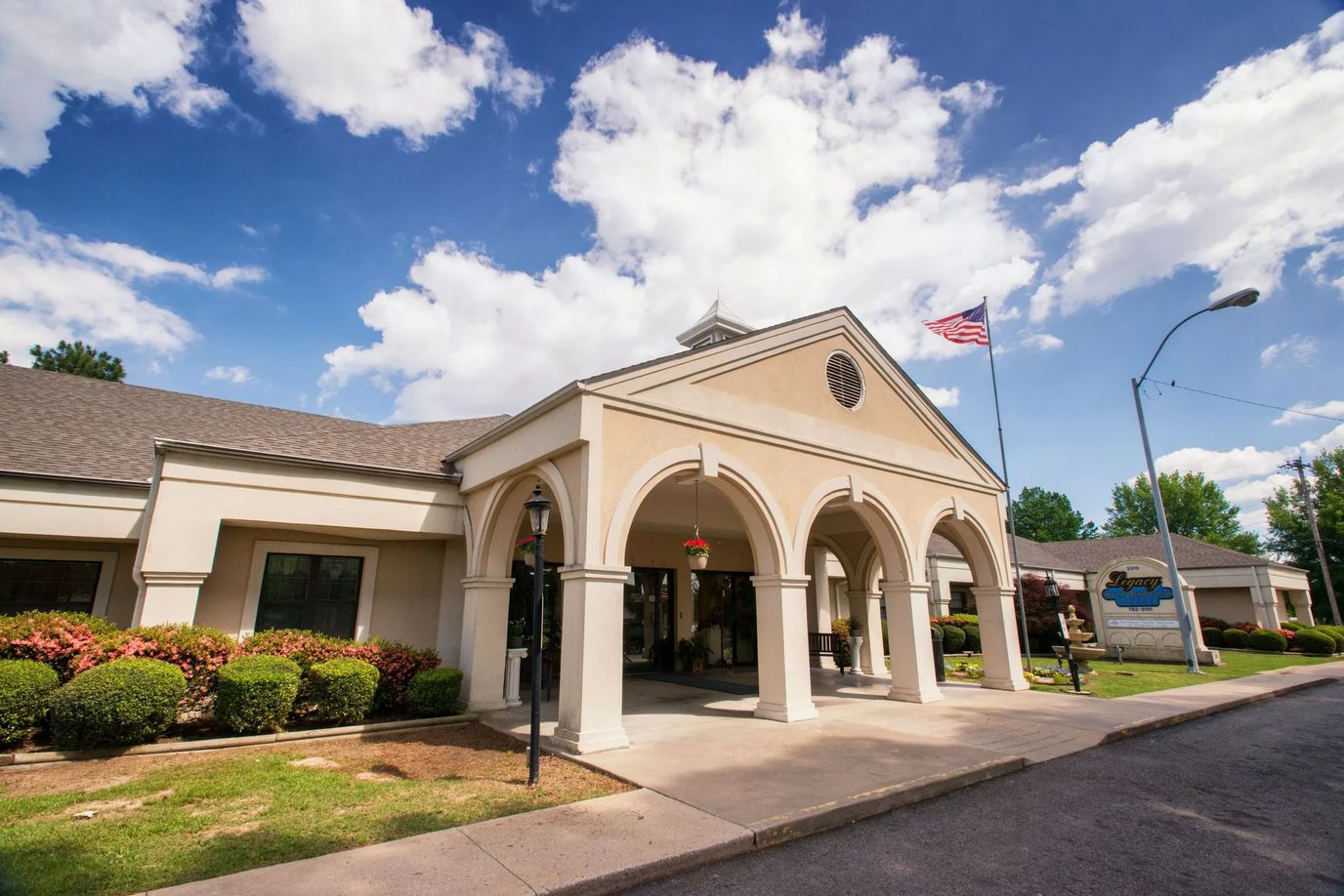 Front view of the Legacy Health and Rehabilitation Center