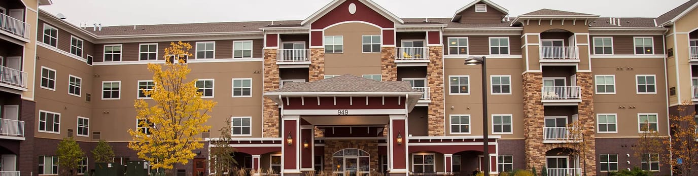 Exterior view of Lilydale Senior Living facility