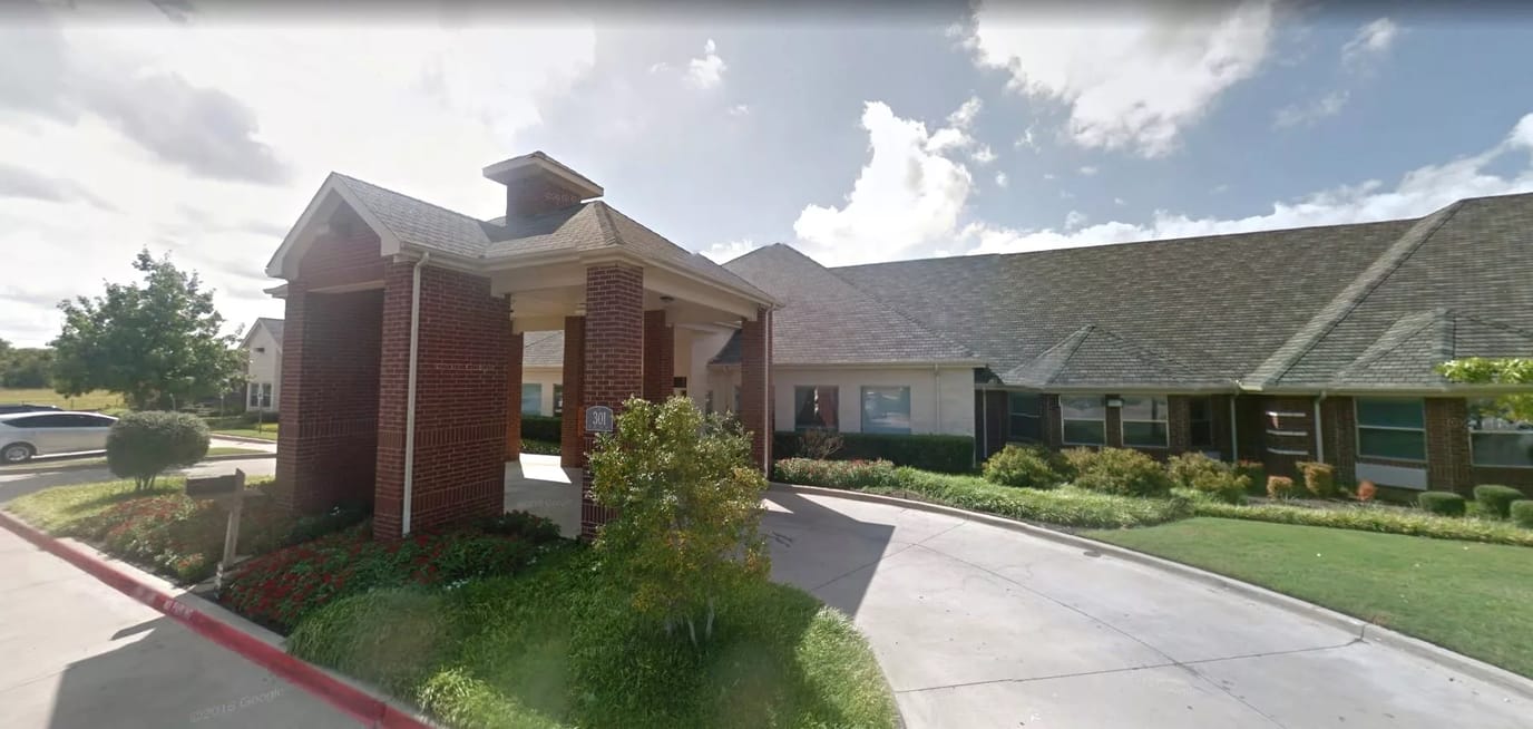 Exterior view of Mansfield Medical Lodge entrance