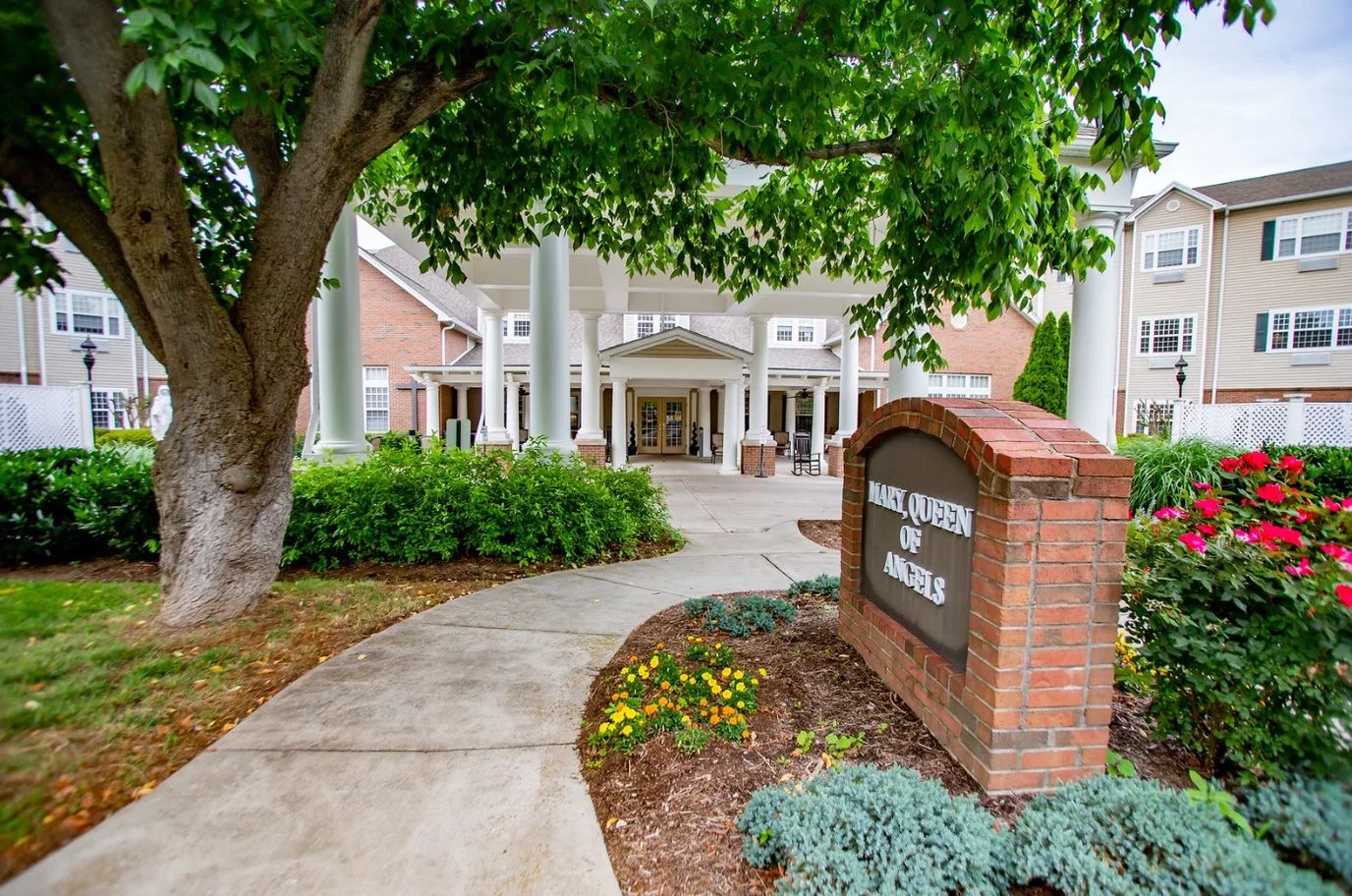 Entrance of Mary, Queen of Angels Assisted living facility