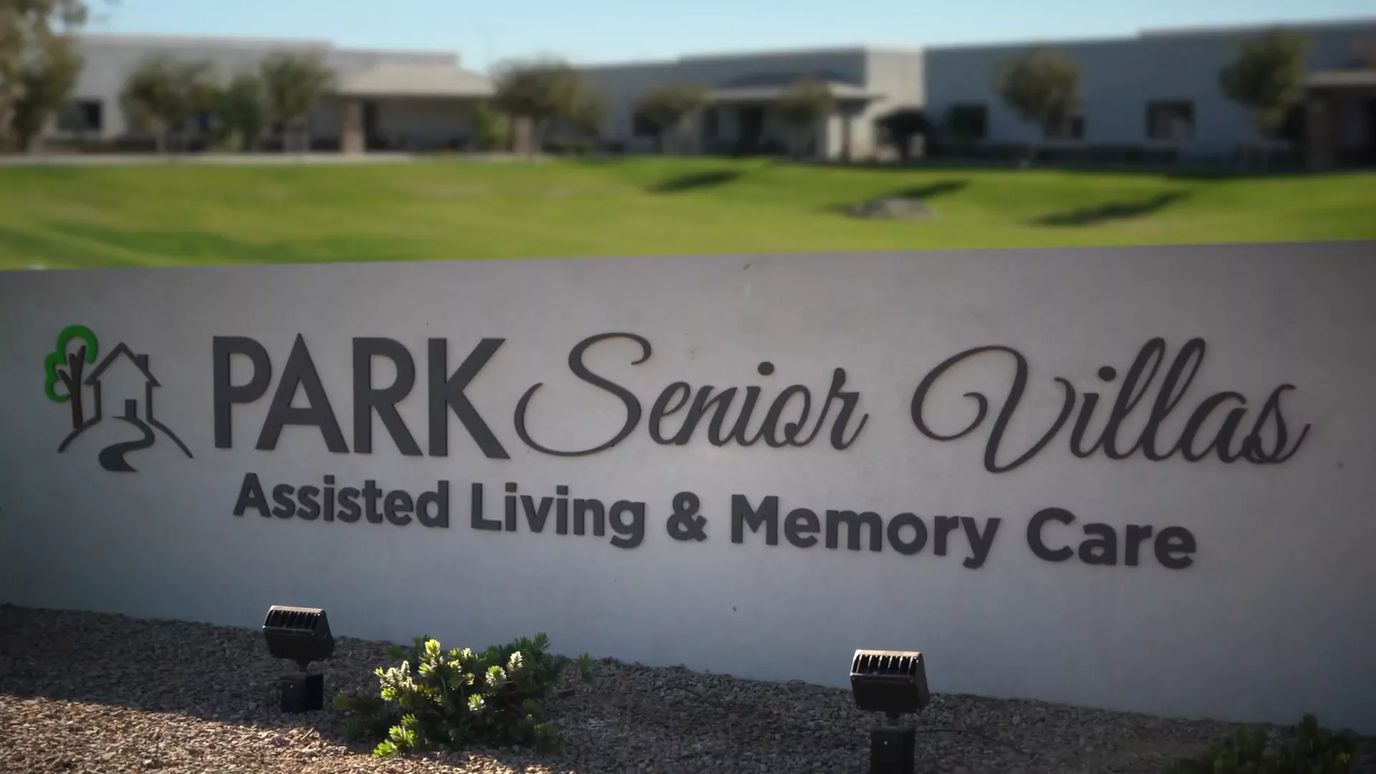 Facility sign with name and services offered