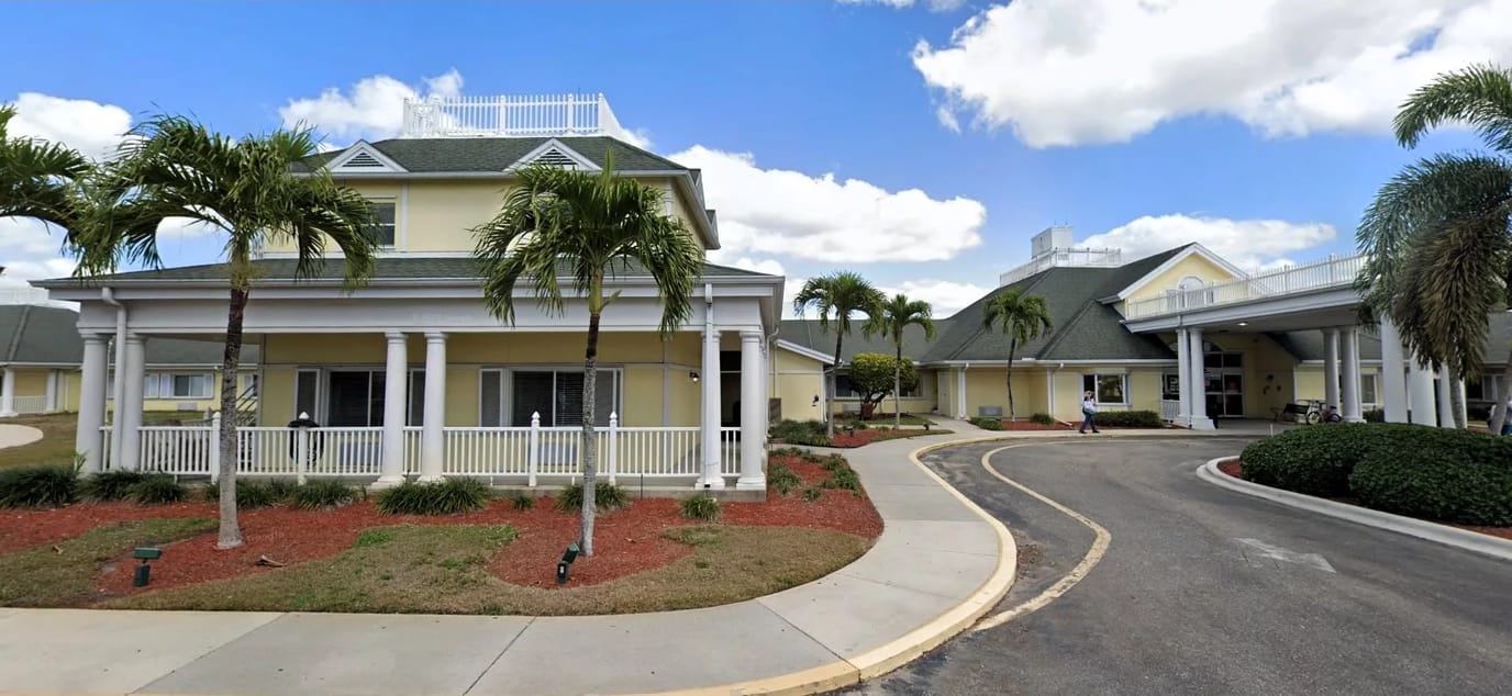Exterior view of Page Rehabilitation and Healthcare Center