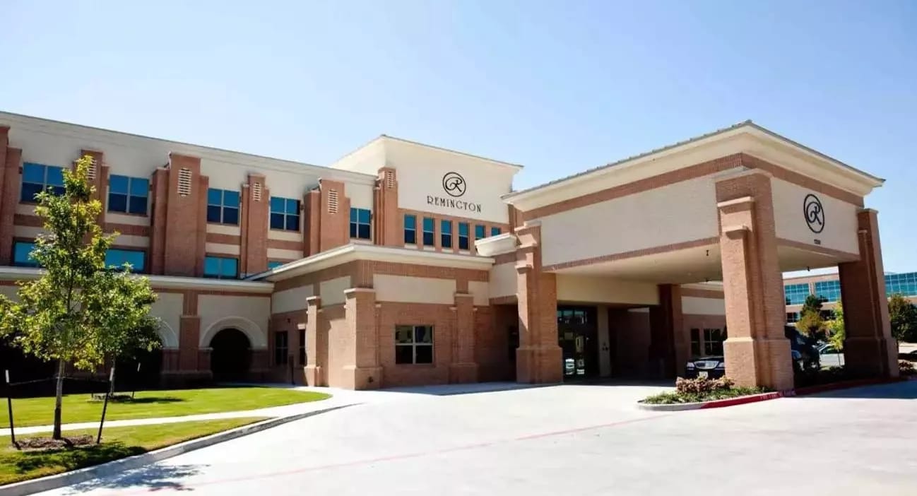 Exterior view of Remington Transitional Care facility
