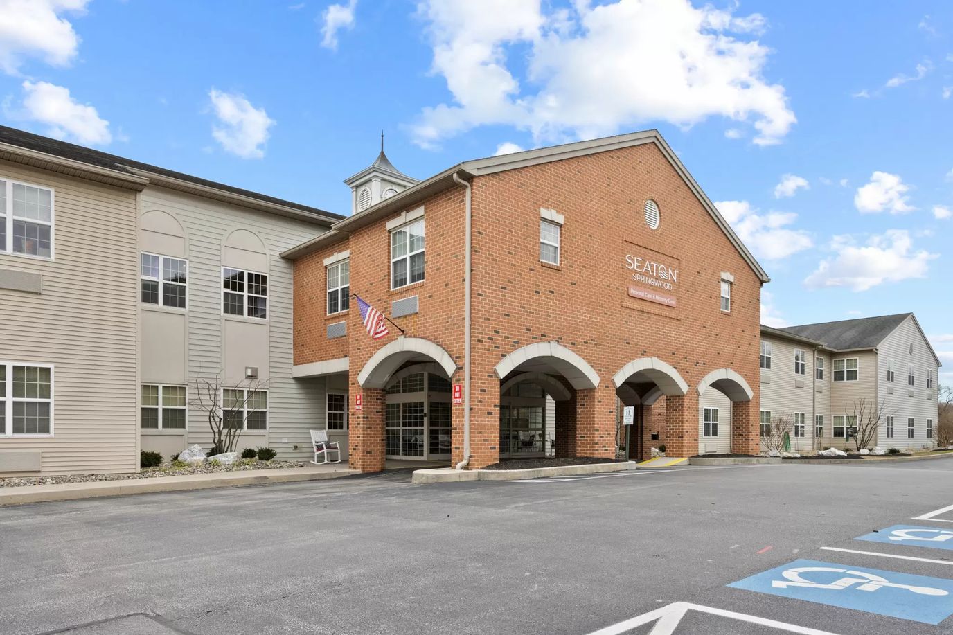 Exterior view of Seaton Springwood facility with parking area