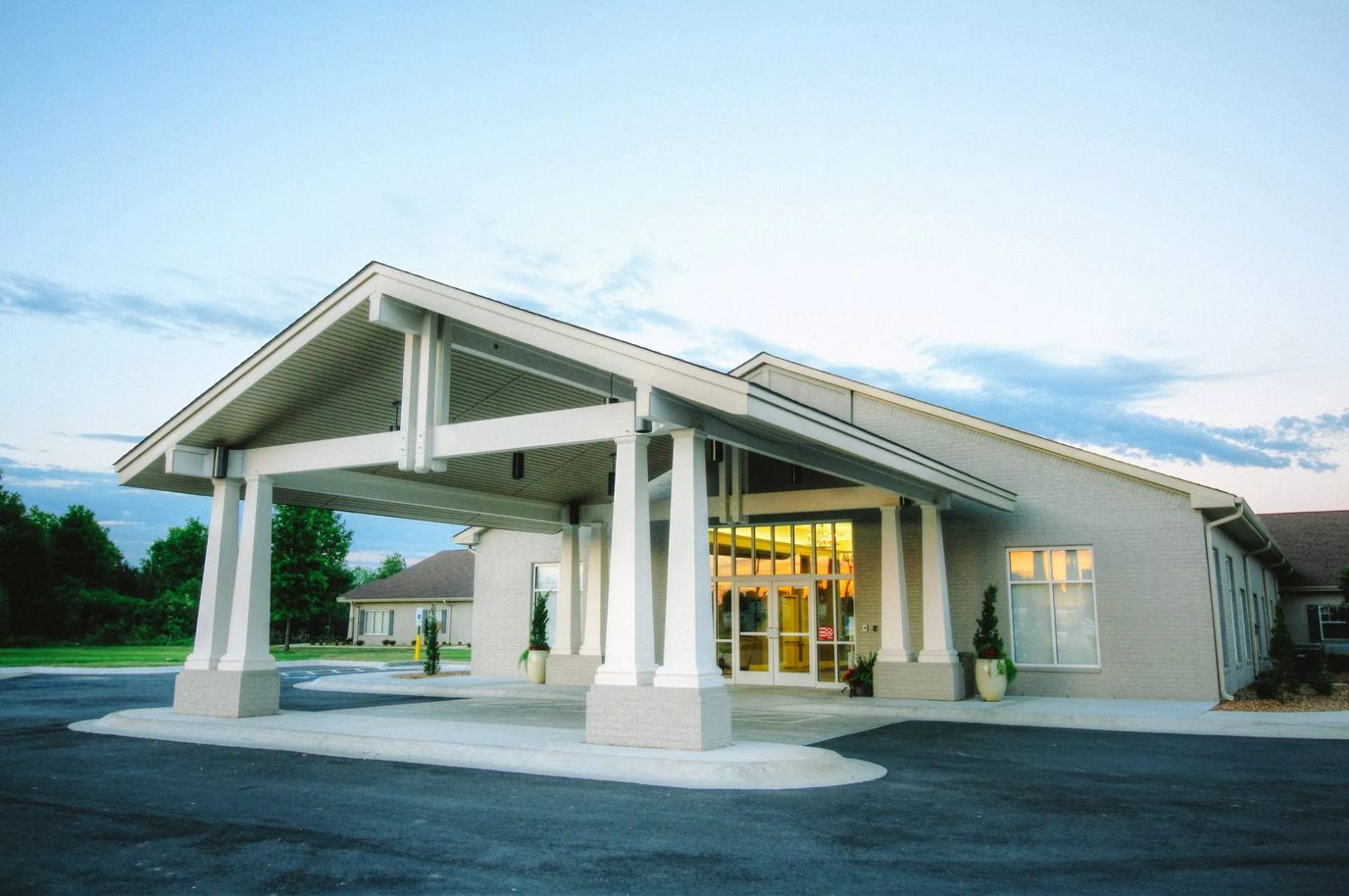 Exterior view of St. Elizabeth's Place entrance